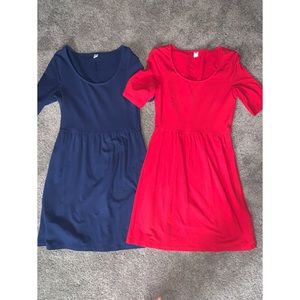 Two Old Navy Comfortable Dresses